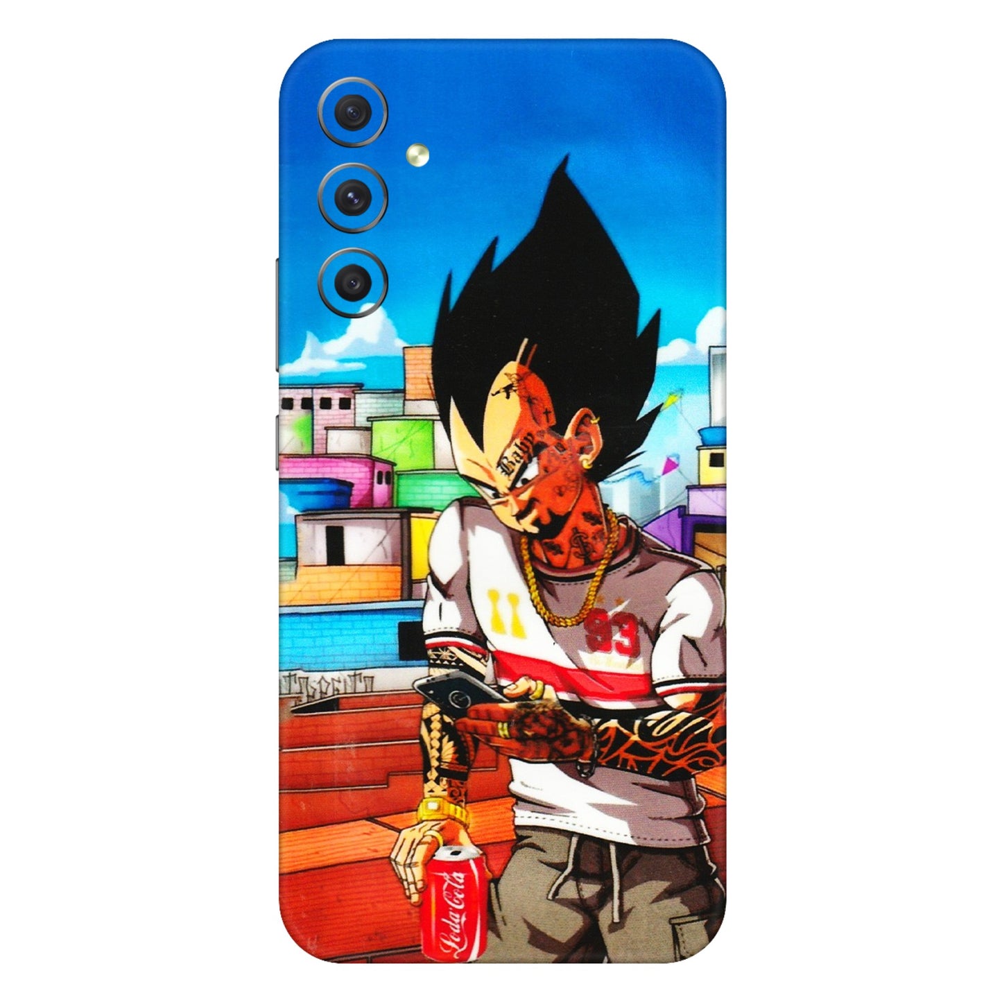 Samsung A/S Series Phone Skins (All Models) - Vegeta - 3D Embossed Finish (L-136) Samsung Galaxy A34 (5G)