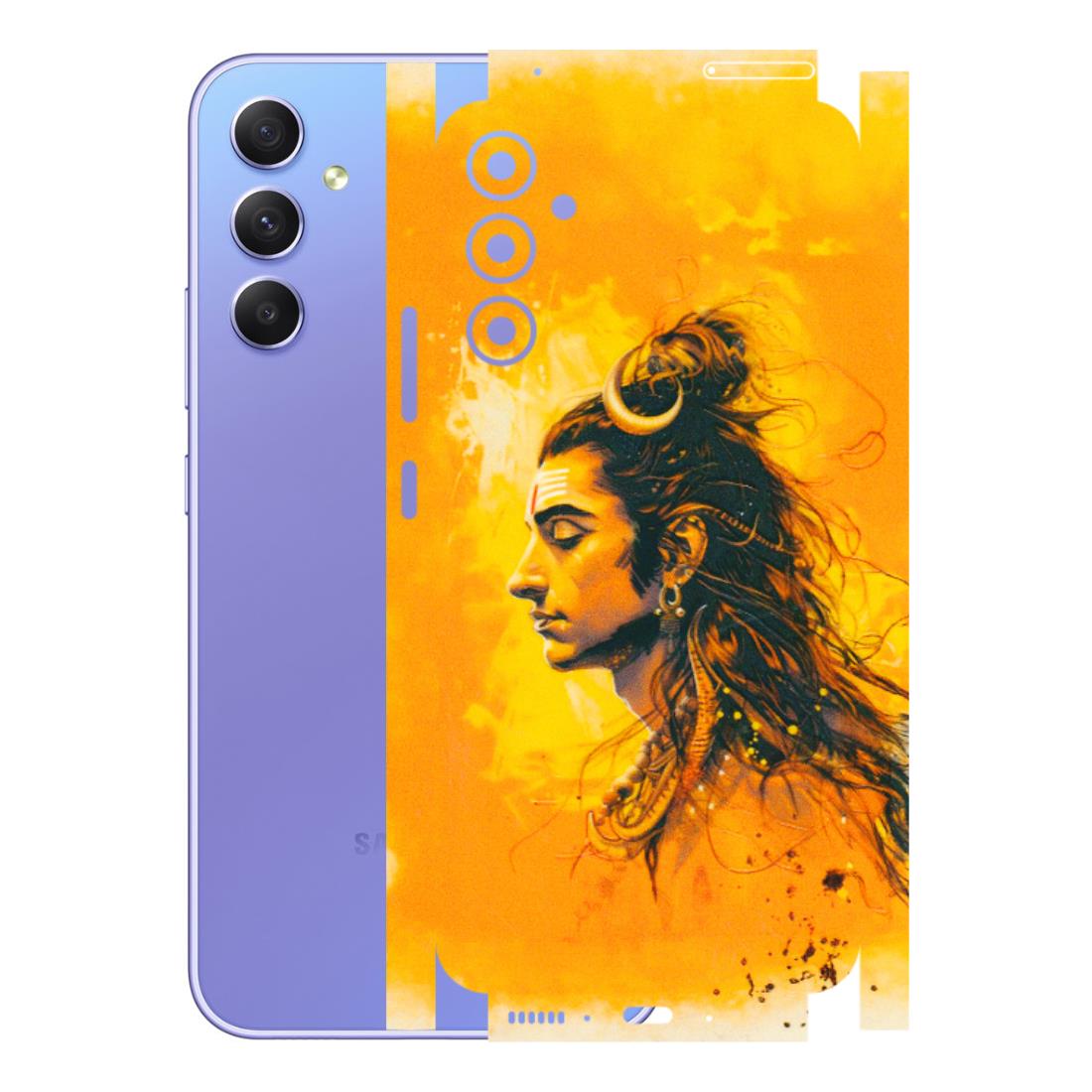 Samsung A/S Series Phone Skins (All Models) - Shiv Shakti - 3D Embossed Finish (L-14) Samsung Galaxy A34 (5G)