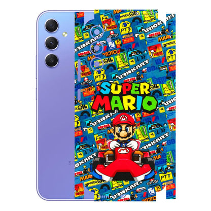 Samsung A/S Series Phone Skins (All Models) - Super Mario Kart - 3D Embossed Finish (L-140) Samsung Galaxy A34 (5G)
