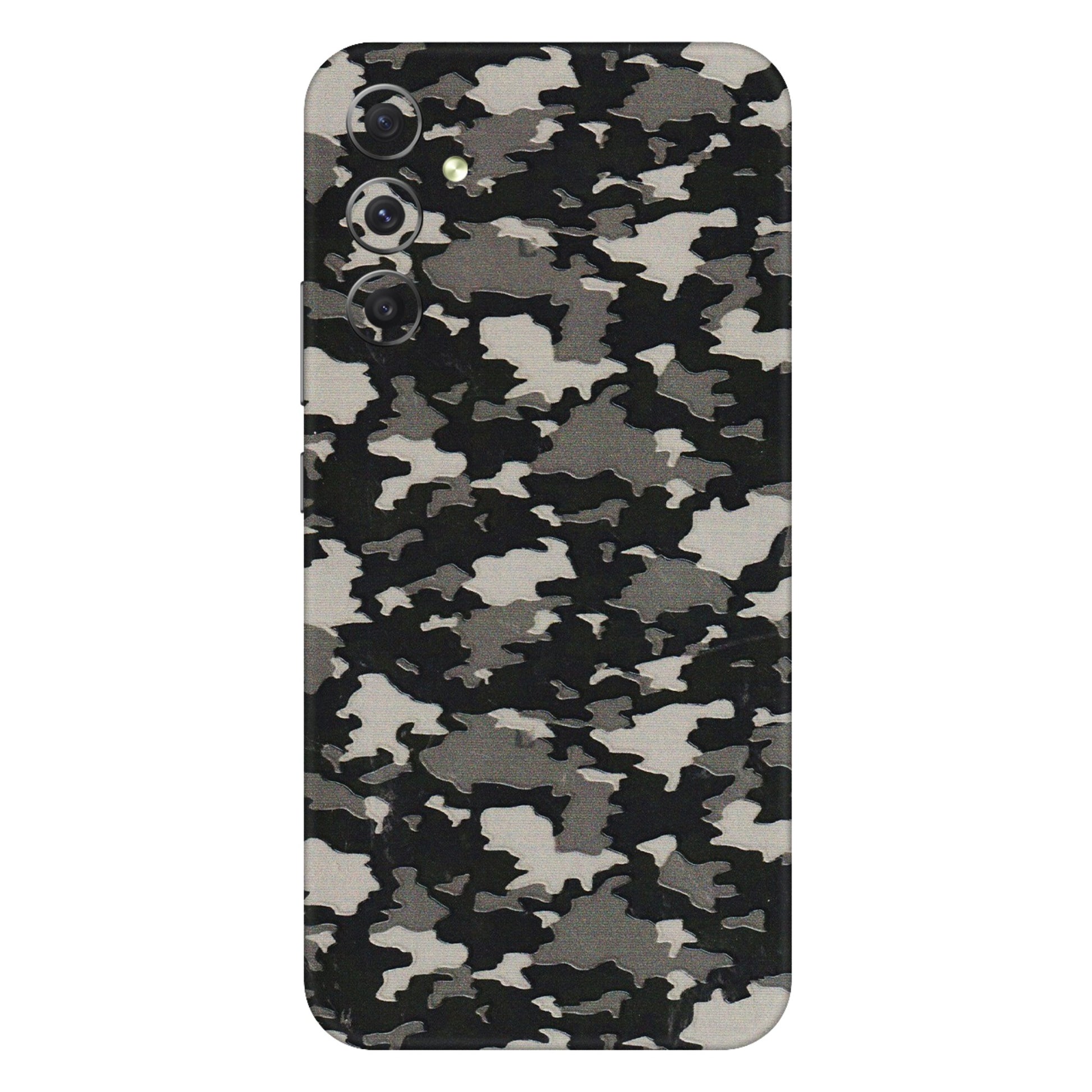 Samsung A/S Series Phone Skins (All Models) - Black/Grey Camoflaunge - 3D Embossed Finish (L-142) Samsung Galaxy A34 (5G)