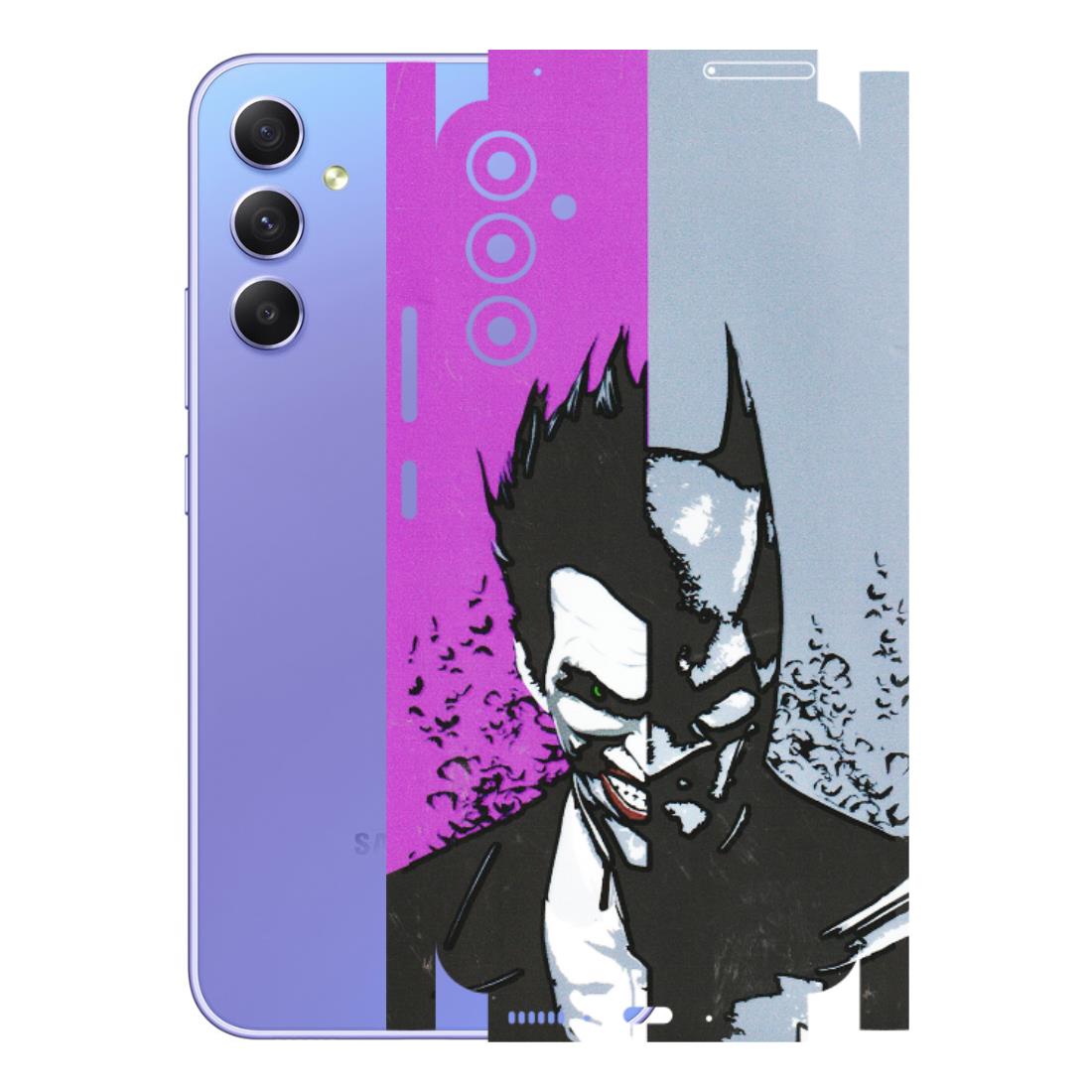 Samsung A/S Series Phone Skins (All Models) - Batman & Joker - 3D Embossed Finish (L-143) Samsung Galaxy A34 (5G)