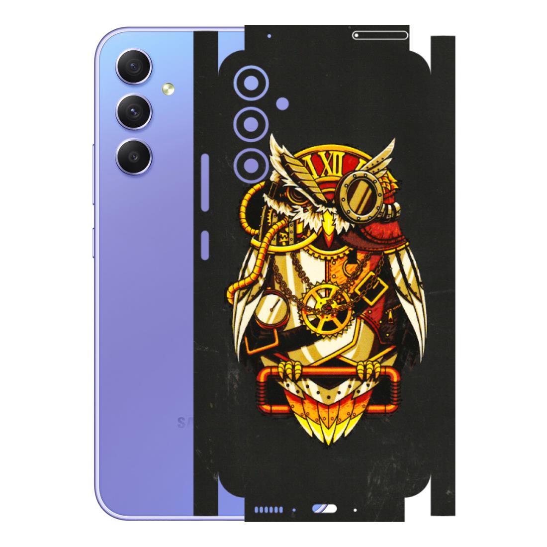 Samsung A/S Series Phone Skins (All Models) - Classy Smart Owl - 3D Embossed Finish (L-144) Samsung Galaxy A34 (5G)