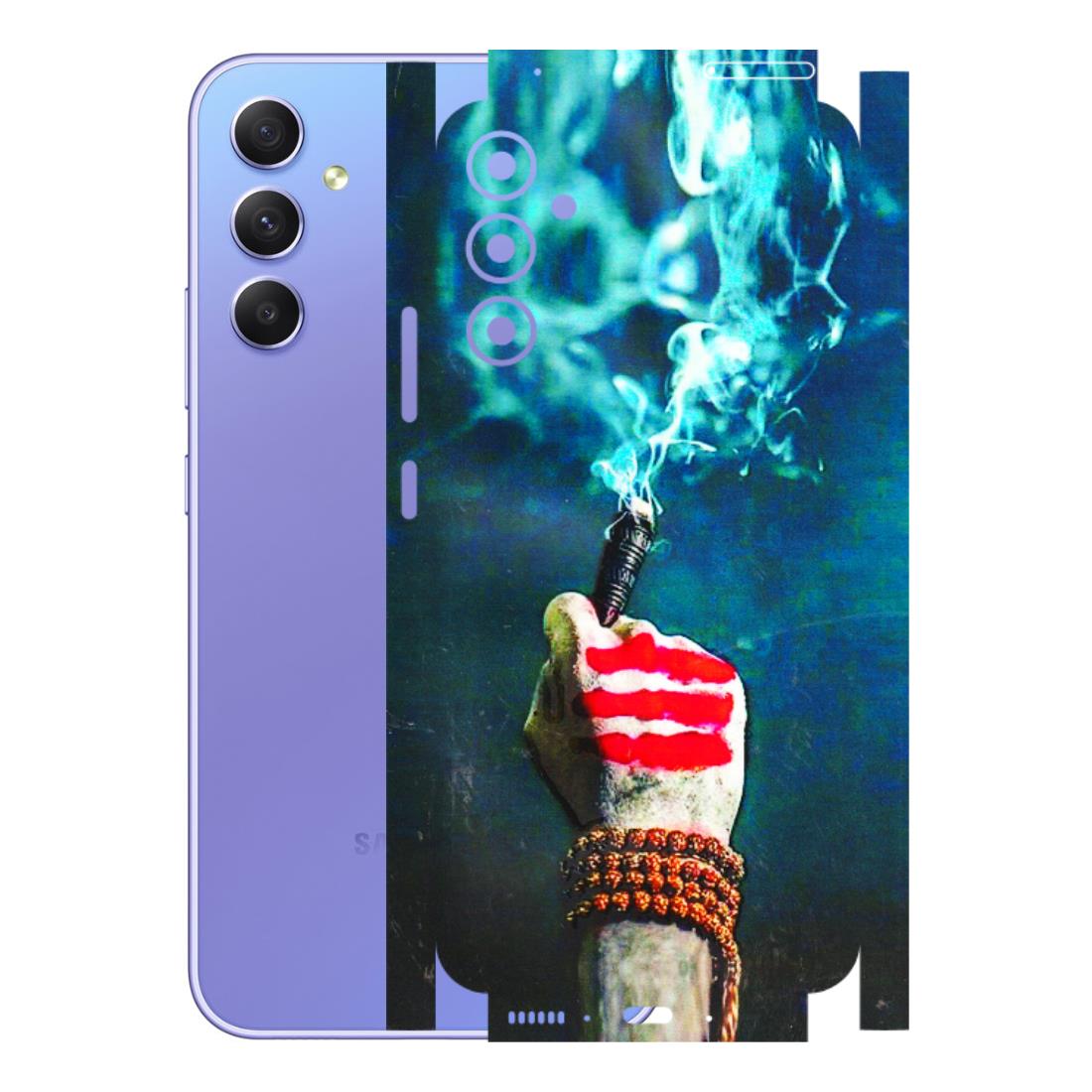 Samsung A/S Series Phone Skins (All Models) - Mahadev Bhakt - 3D Embossed Finish (L-146) Samsung Galaxy A34 (5G)