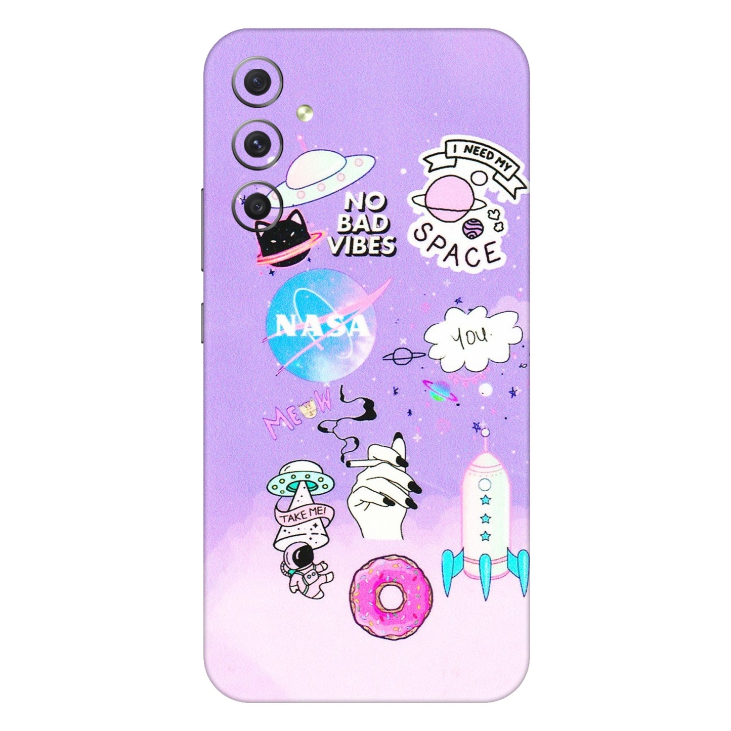 Samsung A/S Series Phone Skins (All Models) - I Need My Nasa Skin - 3D Embossed Finish (L-149) Samsung Galaxy A34 (5G)