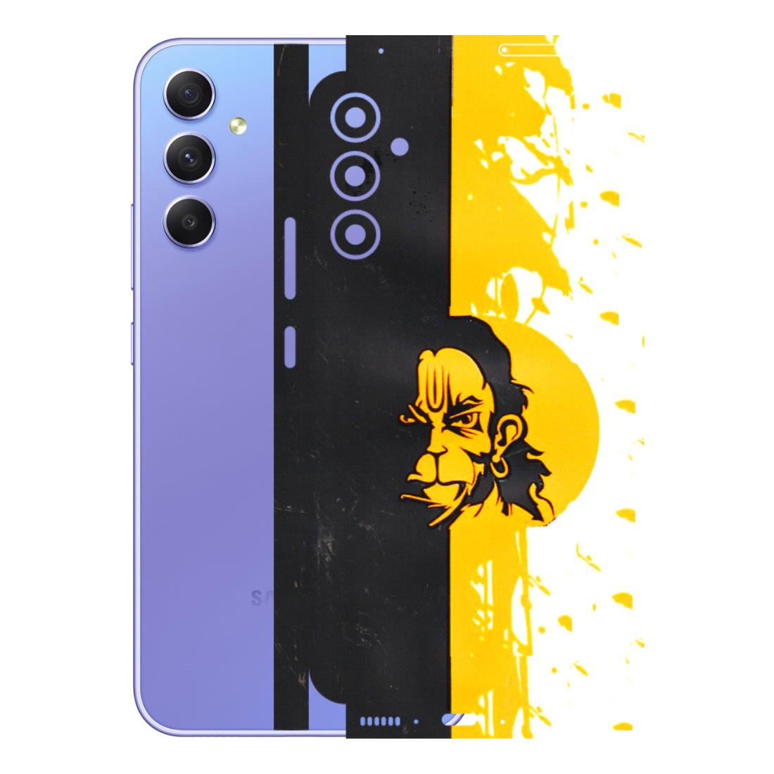 Samsung A/S Series Phone Skins (All Models) - Bajrangbali - 3D Embossed Finish (L-151) Samsung Galaxy A34 (5G)
