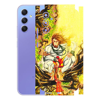 Samsung A/S Series Phone Skins (All Models) - Lord Hanuman - 3D Embossed Finish (L-152) Samsung Galaxy A34 (5G)