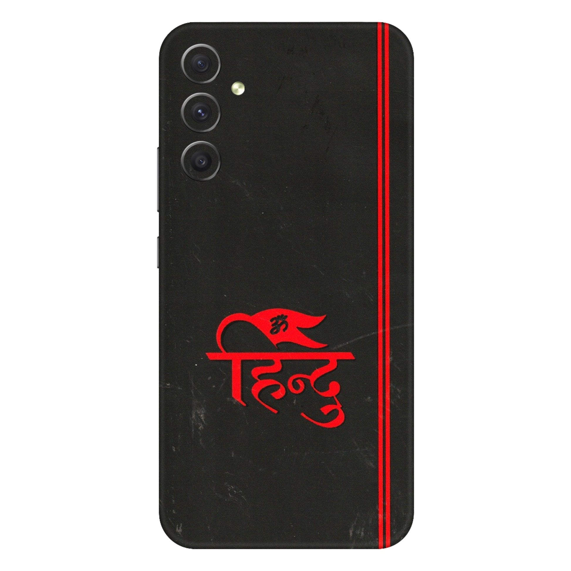 Samsung A/S Series Phone Skins (All Models) - Hindu Black - 3D Embossed Finish (L-153) Samsung Galaxy A34 (5G)