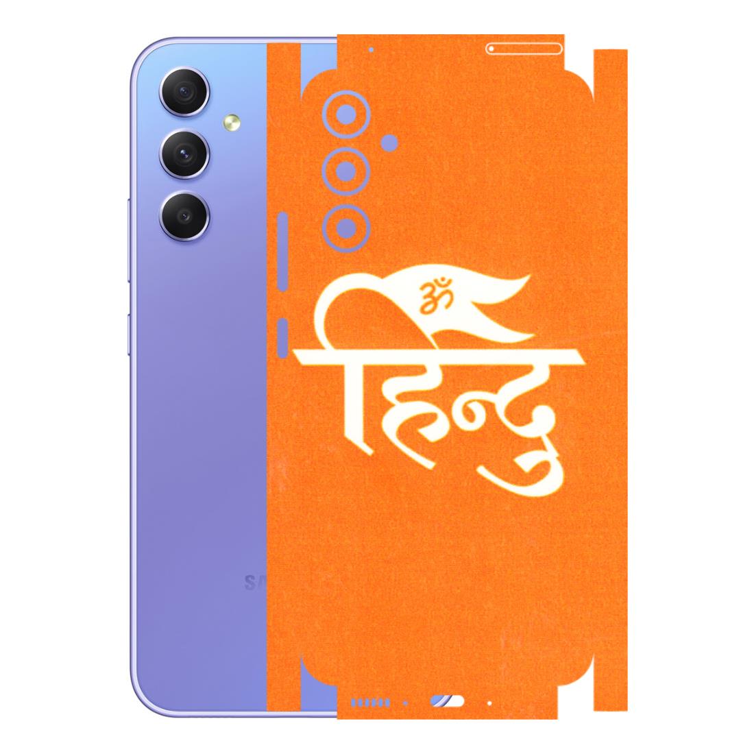 Samsung A/S Series Phone Skins (All Models) - Hindu Kesari - 3D Embossed Finish (L-154) Samsung Galaxy A34 (5G)