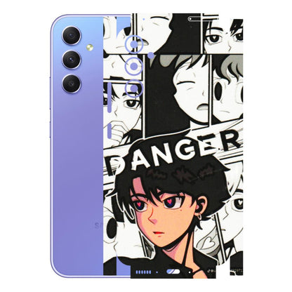 Samsung A/S Series Phone Skins (All Models) - Danger Anime - 3D Embossed Finish (L-155) Samsung Galaxy A34 (5G)