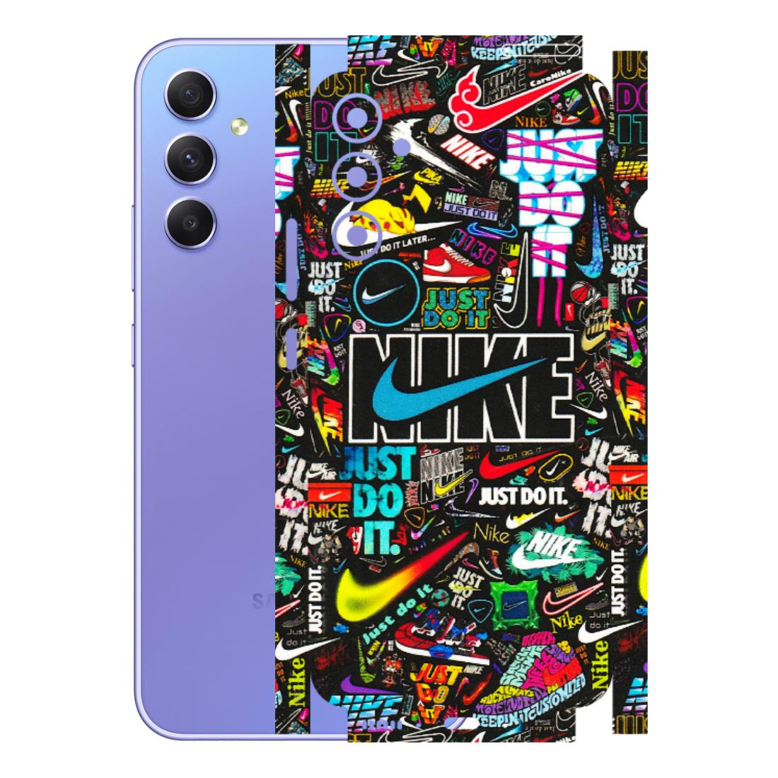 Samsung A/S Series Phone Skins (All Models) - Just Do It Doodles - 3D Embossed Finish (L-166) Samsung Galaxy A34 (5G)