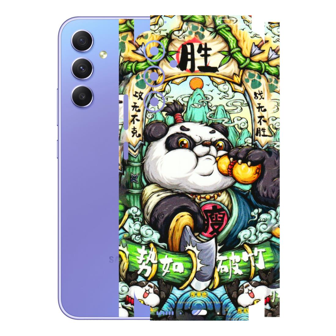 Samsung A/S Series Phone Skins (All Models) - Royal Rich Panda - 3D Embossed Finish (L-170) Samsung Galaxy A34 (5G)