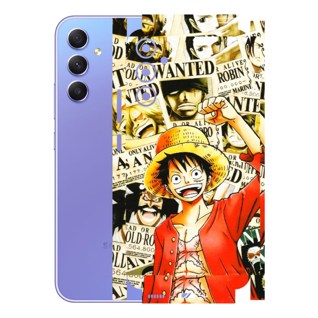 Samsung A/S Series Phone Skins (All Models) - Luffy Anime - 3D Embossed Finish (L-177) Samsung Galaxy A34 (5G)
