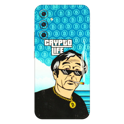 Samsung A/S Series Phone Skins (All Models) - Crypto Thug Life - 3D Embossed Finish (L-179) Samsung Galaxy A34 (5G)