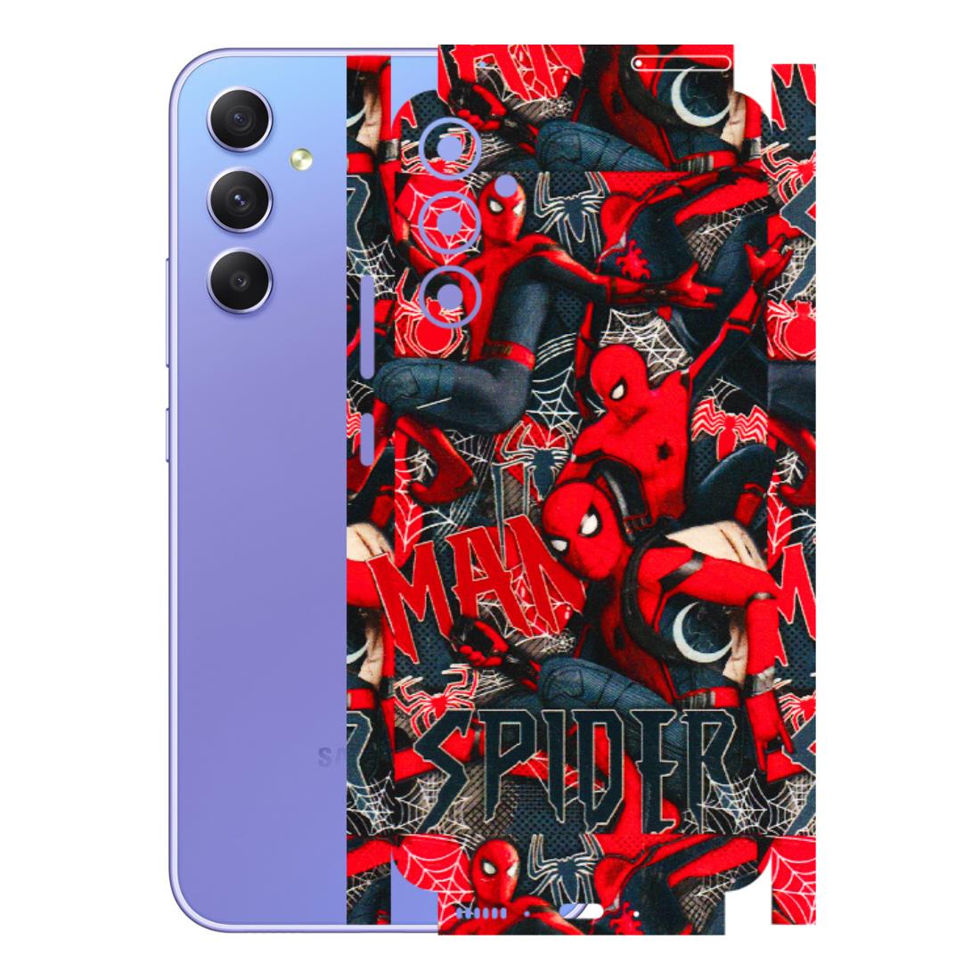 Samsung A/S Series Phone Skins (All Models) - SpiderMan Cool - 3D Embossed Finish (L-188) Samsung Galaxy A34 (5G)