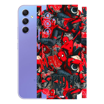 Samsung A/S Series Phone Skins (All Models) - SpiderMan Cool - 3D Embossed Finish (L-188) Samsung Galaxy A34 (5G)