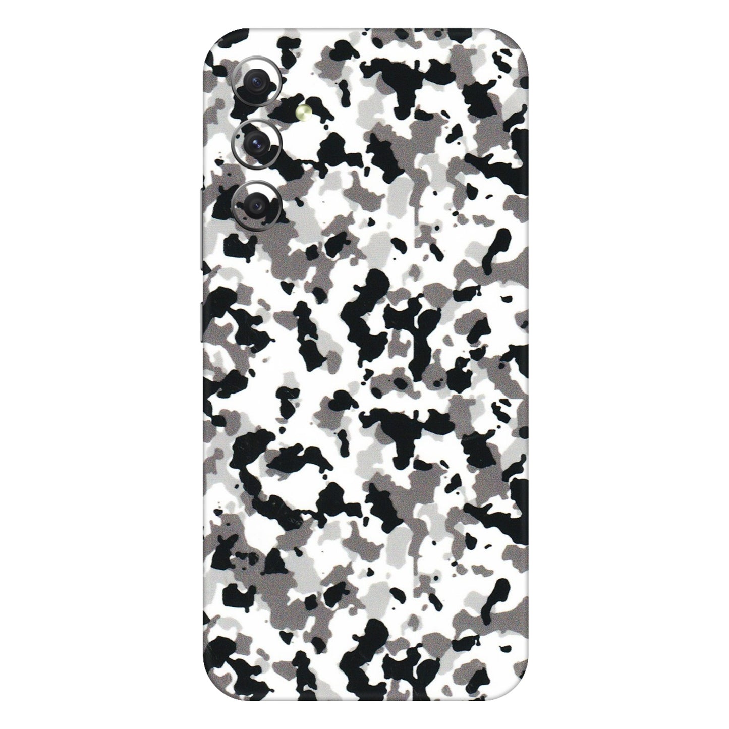 Samsung A/S Series Phone Skins (All Models) - White Black Camouflage - 3D Embossed Finish (L-18) Samsung Galaxy A34 (5G)