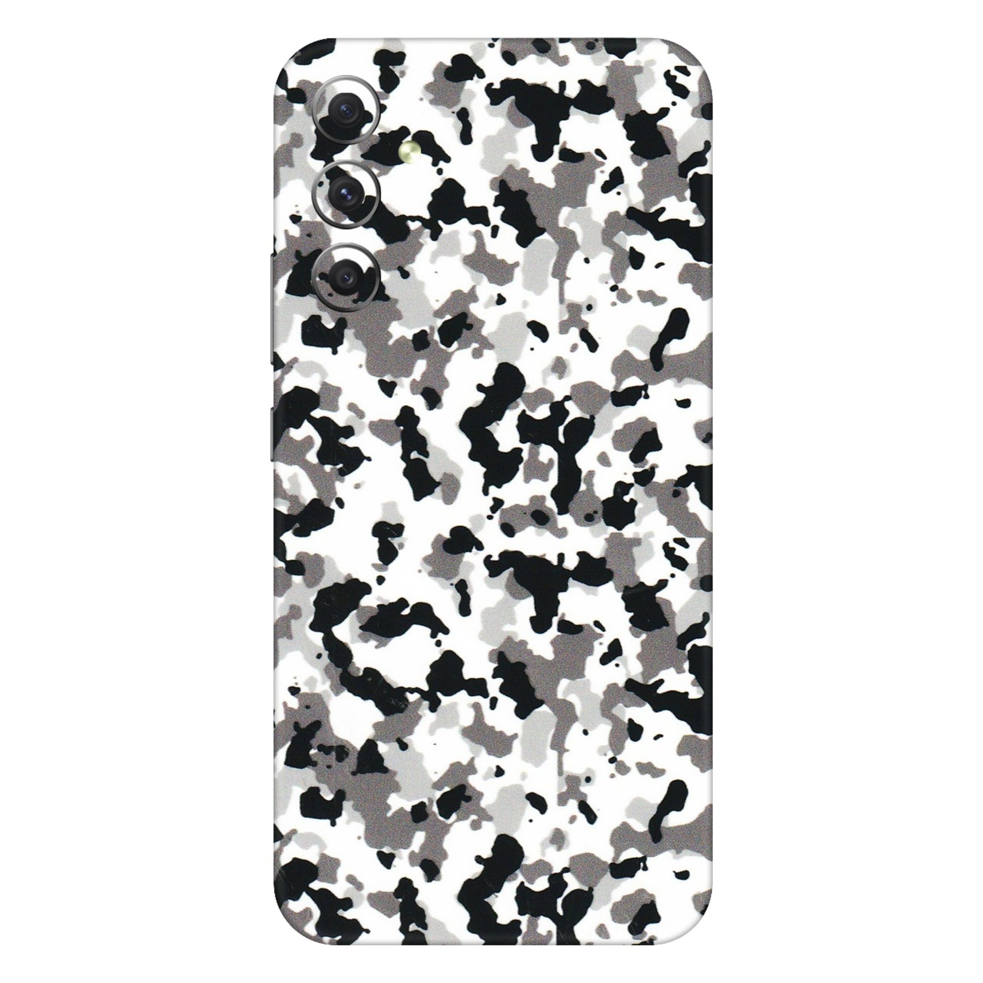 Samsung A/S Series Phone Skins (All Models) - White Black Camouflage - 3D Embossed Finish (L-18) Samsung Galaxy A34 (5G)