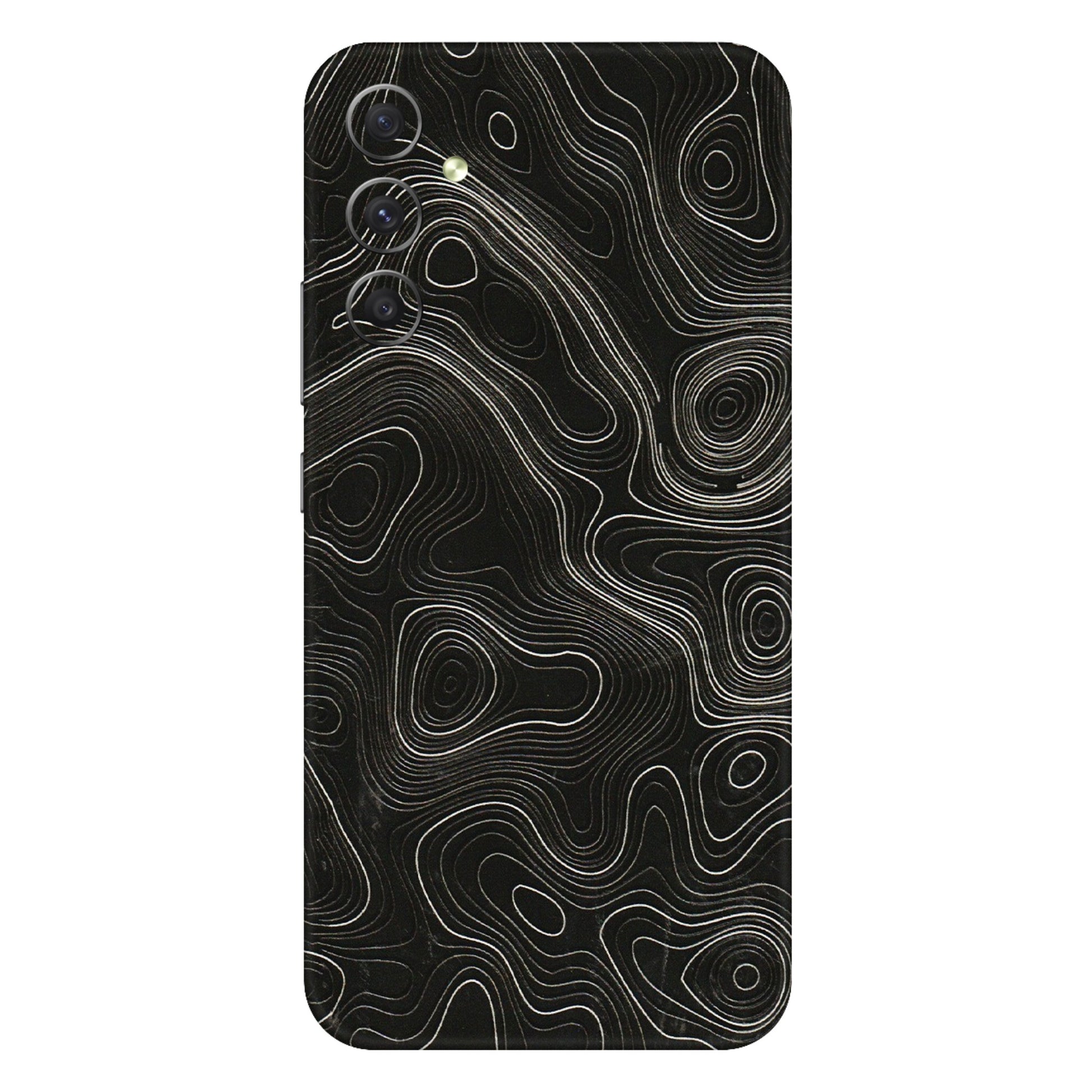 Samsung A/S Series Phone Skins (All Models) - Black Swirl - 3D Embossed Finish (L-196) Samsung Galaxy A34 (5G)