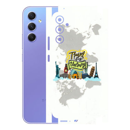 Samsung A/S Series Phone Skins (All Models) - Travel Therapy - 3D Embossed Finish (L-199) Samsung Galaxy A34 (5G)