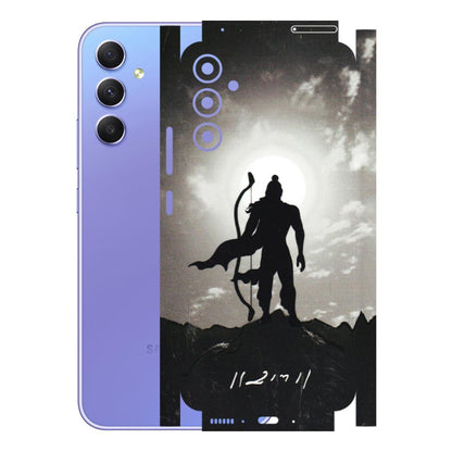 Samsung A/S Series Phone Skins (All Models) - Jai Siya Ram - 3D Embossed Finish (L-200) Samsung Galaxy A34 (5G)