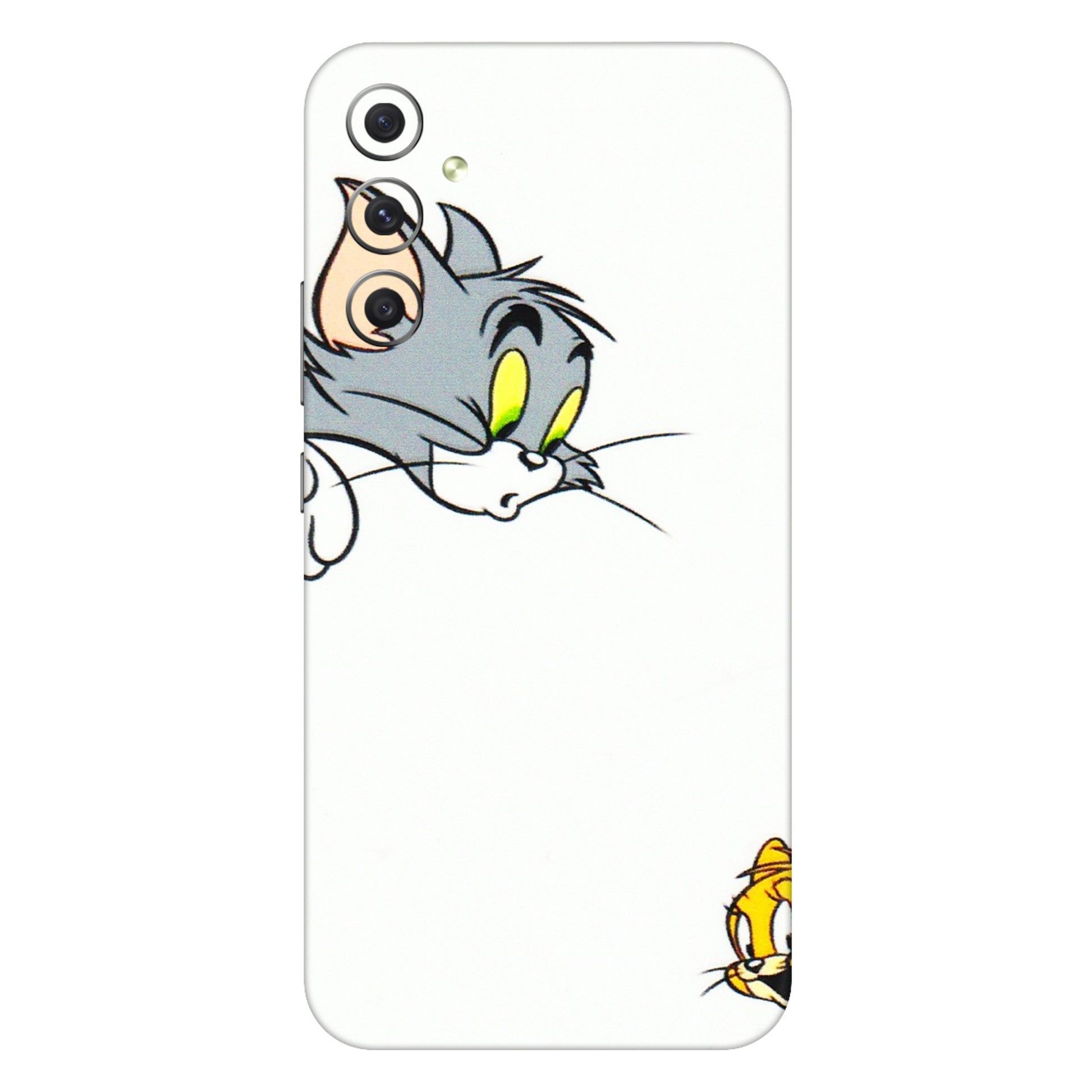 Samsung A/S Series Phone Skins (All Models) - Cute Tom And Jerry - 3D Embossed Finish (L-220) Samsung Galaxy A34 (5G)