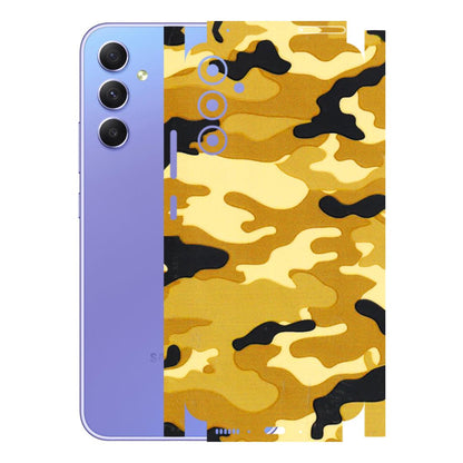 Samsung A/S Series Phone Skins (All Models) - Indian Camo - 3D Embossed Finish (L-228) Samsung Galaxy A34 (5G)