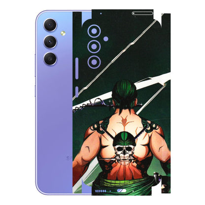 Samsung A/S Series Phone Skins (All Models) - Zoro Anime - 3D Embossed Finish (L-23) Samsung Galaxy A34 (5G)