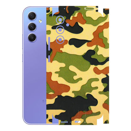 Samsung A/S Series Phone Skins (All Models) - Indian Military - 3D Embossed Finish (L-234) Samsung Galaxy A34 (5G)