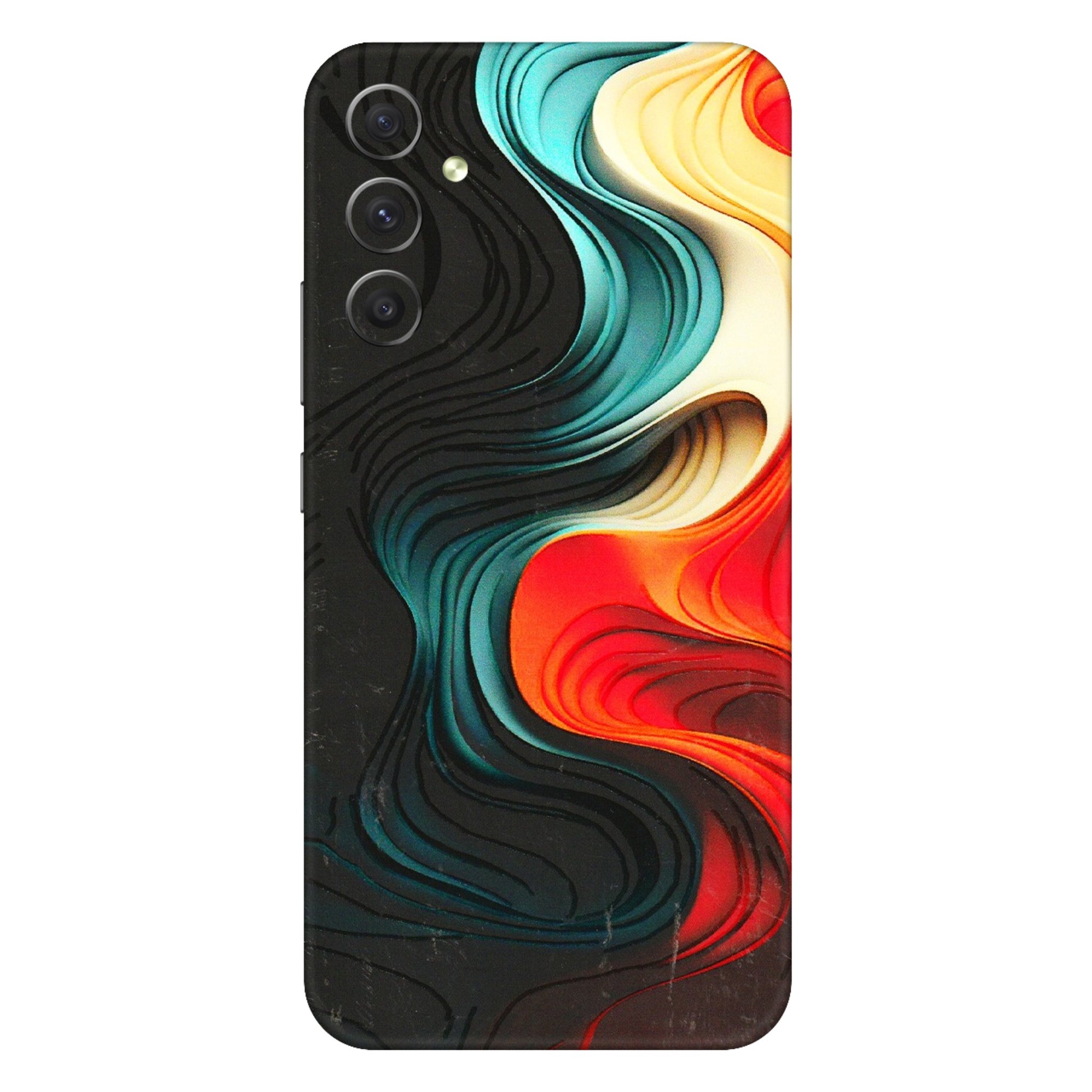 Samsung A/S Series Phone Skins (All Models) - The Silky Swirl - 3D Embossed Finish (L-240) Samsung Galaxy A34 (5G)