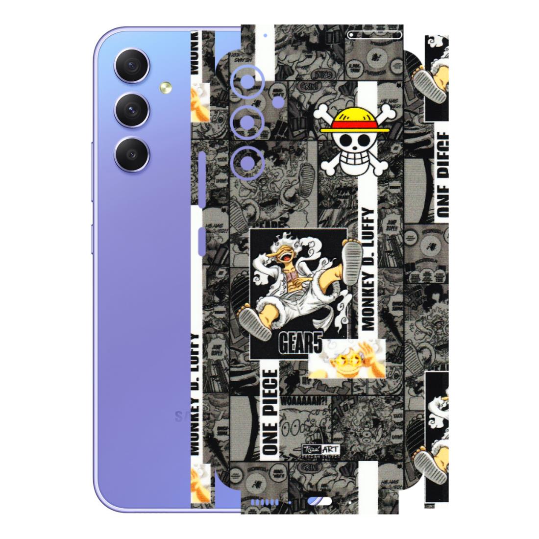 Samsung A/S Series Phone Skins (All Models) - Cuffy Anime MonkeyCamic - 3D Embossed Finish (L-242) Samsung Galaxy A34 (5G)