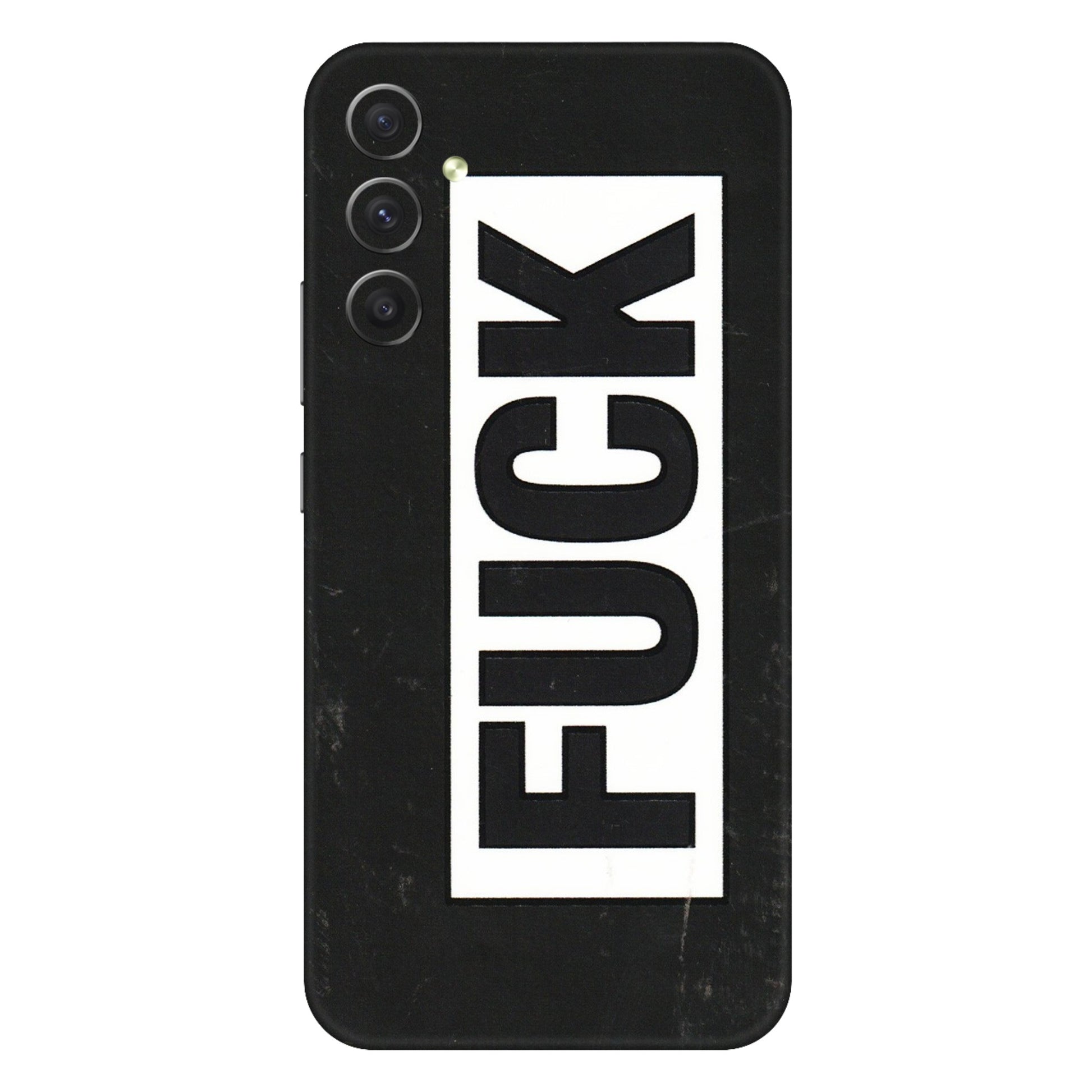 Samsung A/S Series Phone Skins (All Models) - The F Word - 3D Embossed Finish (L-255) Samsung Galaxy A34 (5G)
