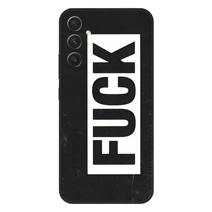 Samsung A/S Series Phone Skins (All Models) - The F Word - 3D Embossed Finish (L-255) Samsung Galaxy A34 (5G)
