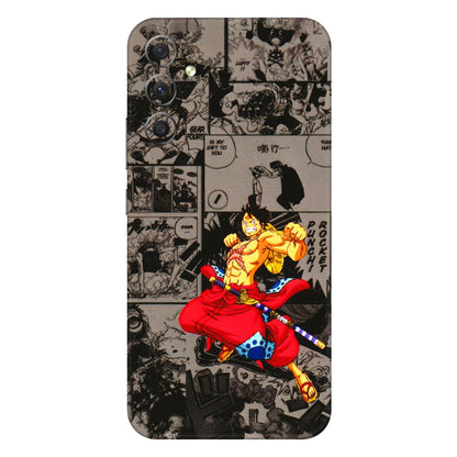 Samsung A/S Series Phone Skins (All Models) - One Piece Rocket Punch Manga - 3D Embossed Finish (L-25) Samsung Galaxy A34 (5G)