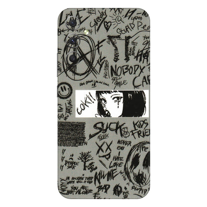Samsung A/S Series Phone Skins (All Models) - Never Have Love Anime - 3D Embossed Finish (L-260) Samsung Galaxy A34 (5G)
