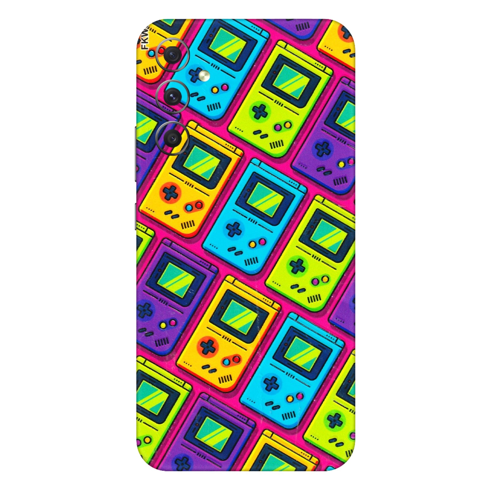 Samsung A/S Series Phone Skins (All Models) - Gameboy Colourful - 3D Embossed Finish (L-266) Samsung Galaxy A34 (5G)