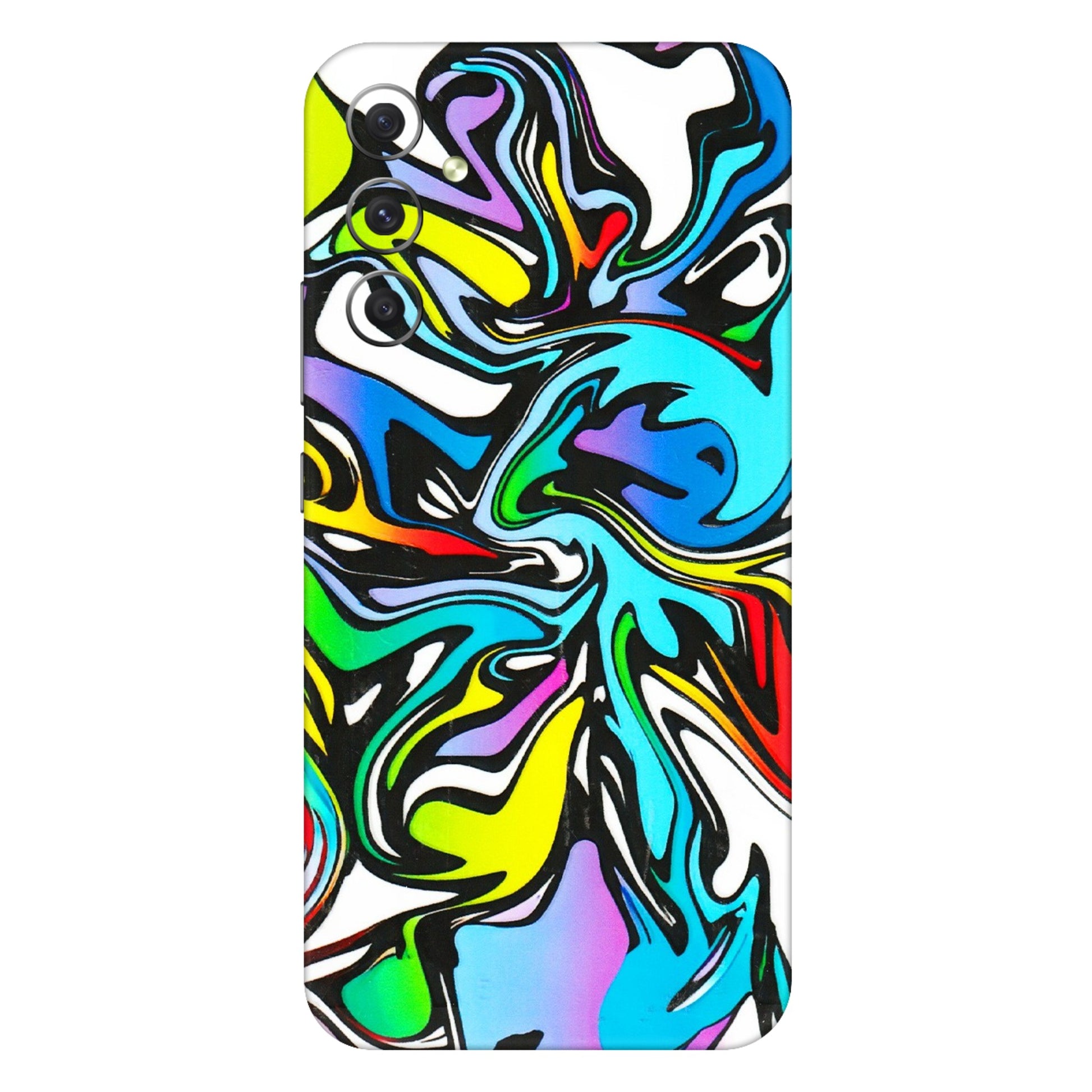 Samsung A/S Series Phone Skins (All Models) - Abstract Colour Paints - 3D Embossed Finish (L-271) Samsung Galaxy A34 (5G)