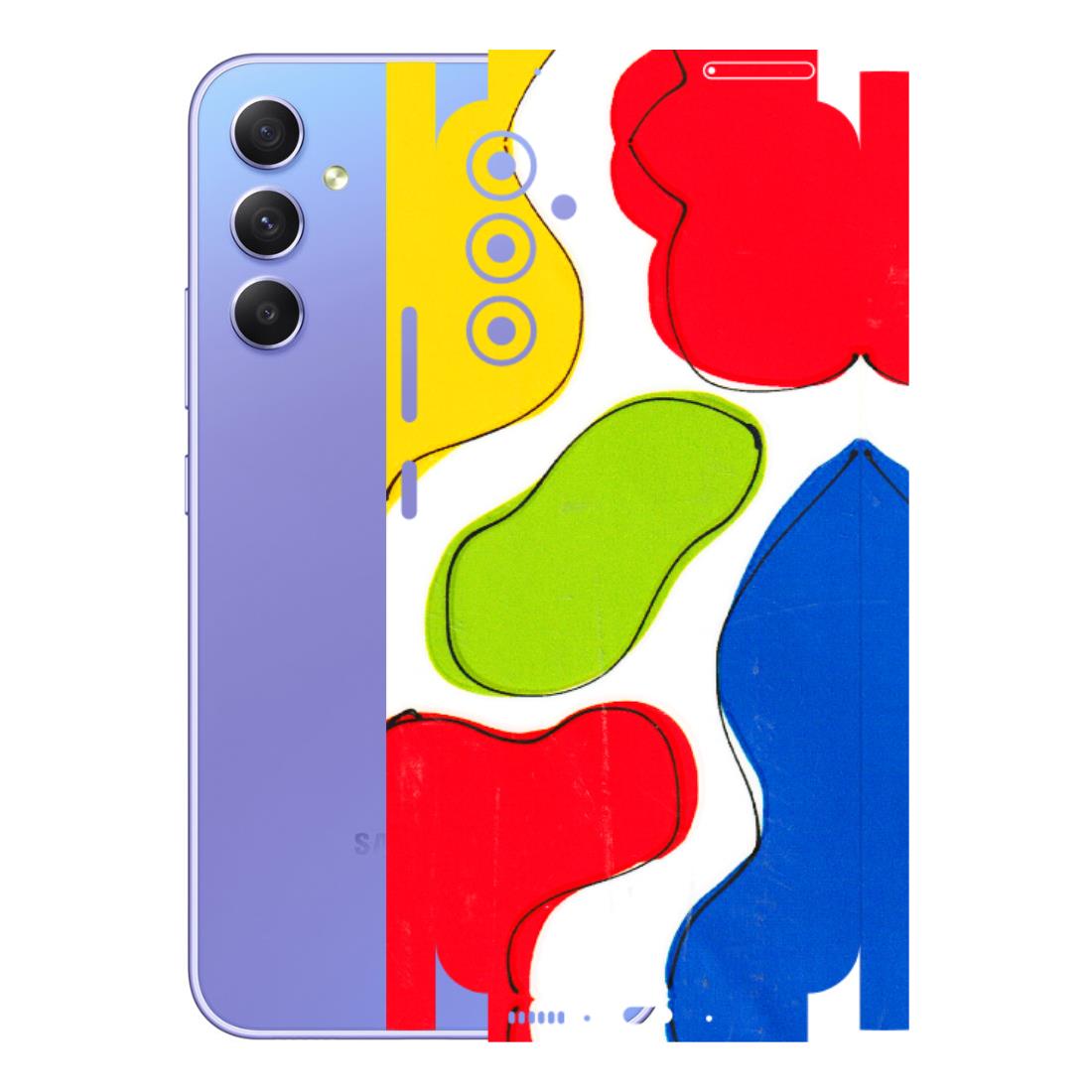 Samsung A/S Series Phone Skins (All Models) - RGB Colour Paint - 3D Embossed Finish (L-284) Samsung Galaxy A34 (5G)
