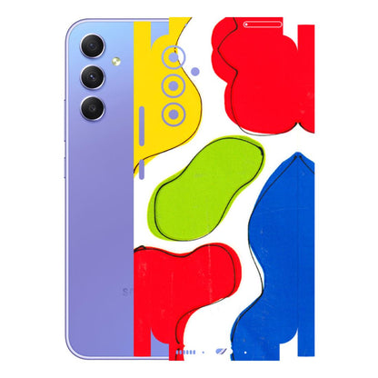 Samsung A/S Series Phone Skins (All Models) - RGB Colour Paint - 3D Embossed Finish (L-284) Samsung Galaxy A34 (5G)