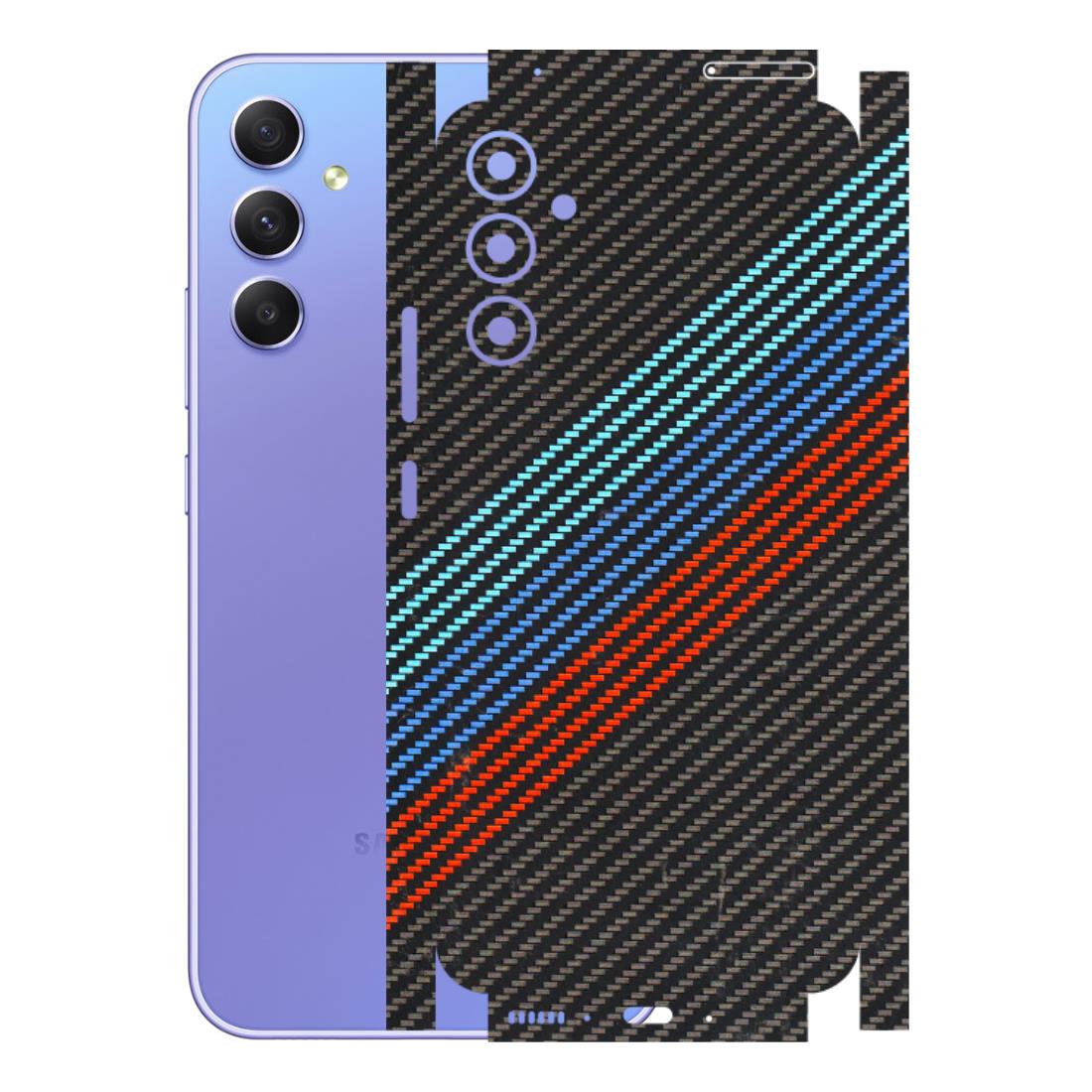 Samsung A/S Series Phone Skins (All Models) - Carbon BM - 3D Embossed Finish (L-302) Samsung Galaxy A34 (5G)