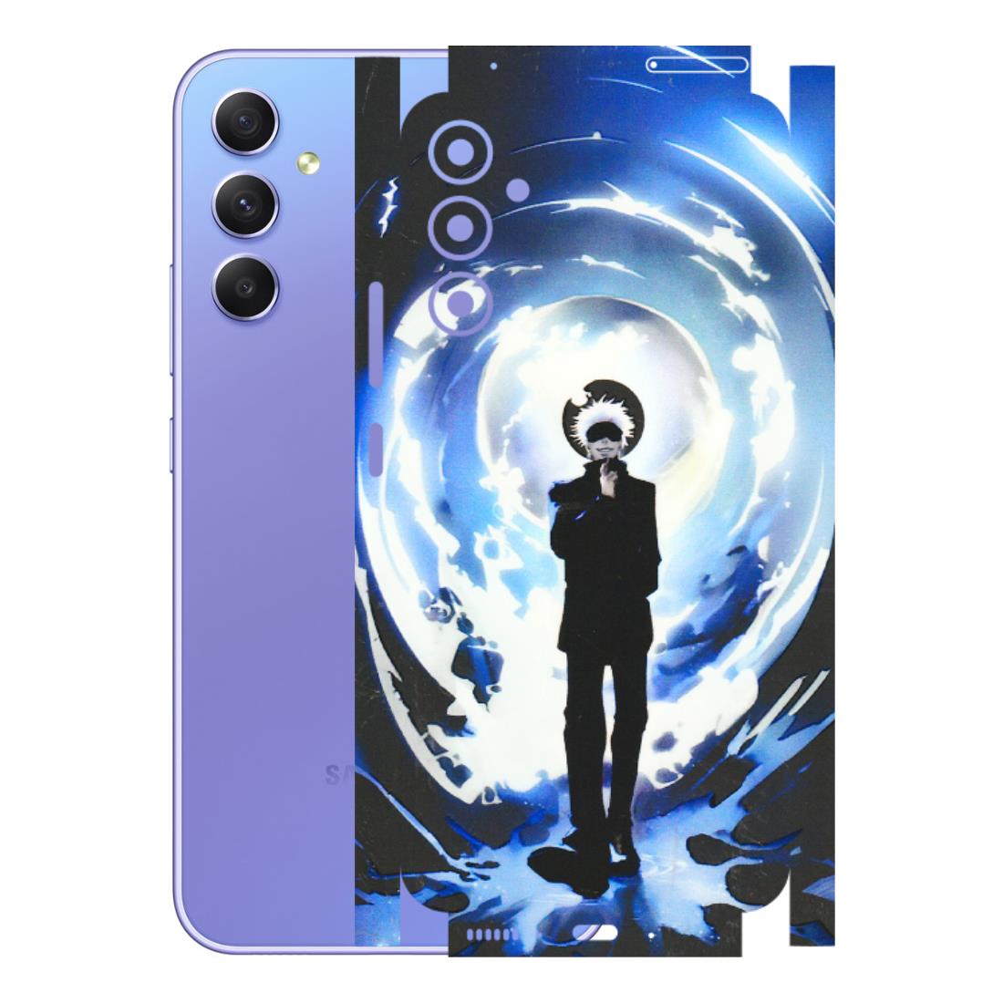 Samsung A/S Series Phone Skins (All Models) - Jujustu Kaisen Anime Manga - 3D Embossed Finish (L-317) Samsung Galaxy A34 (5G)