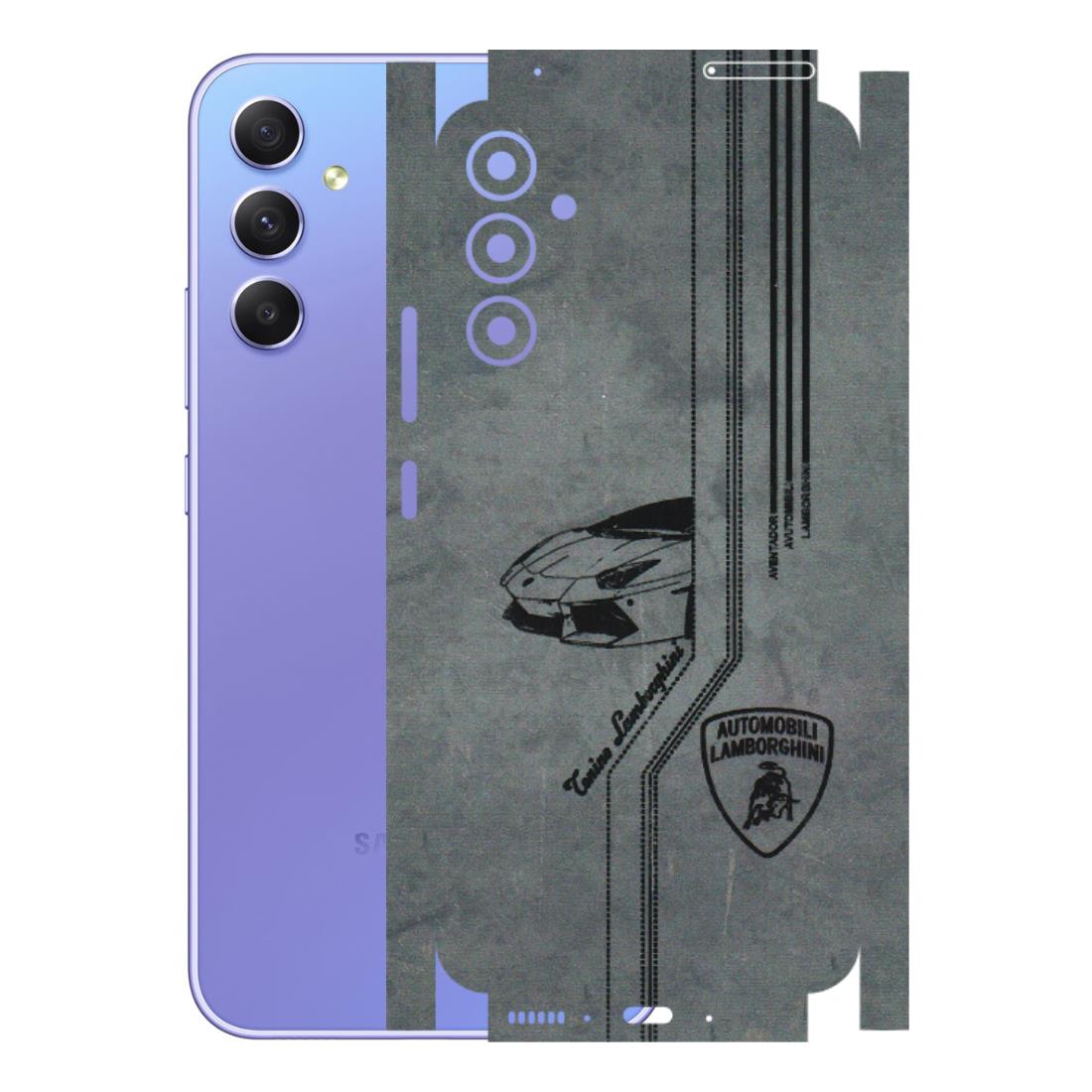 Samsung A/S Series Phone Skins (All Models) - New Lamborgini Aventador - 3D Embossed Finish (L-321) Samsung Galaxy A34 (5G)