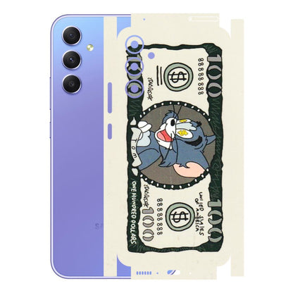 Samsung A/S Series Phone Skins (All Models) - Tom Hundred Dollar - 3D Embossed Finish (L-324) Samsung Galaxy A34 (5G)