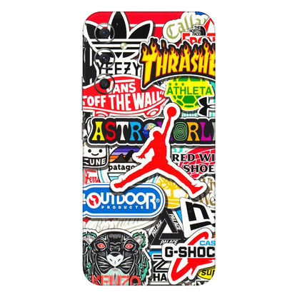 Samsung A/S Series Phone Skins (All Models) - Multi Brands Sticker Graffiti - 3D Embossed Finish (L-37) Samsung Galaxy A34 (5G)