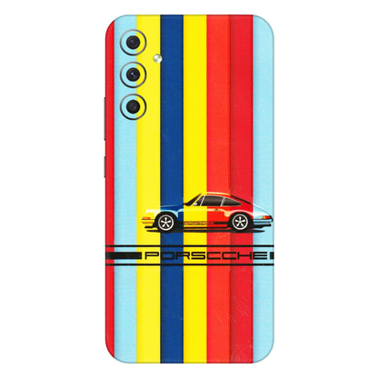 Samsung A/S Series Phone Skins (All Models) - Multicolour Porche - 3D Embossed Finish (L-39) Samsung Galaxy A34 (5G)