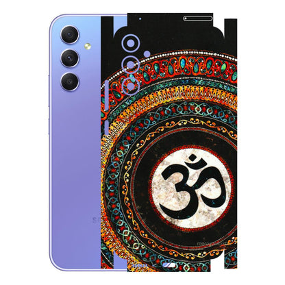 Samsung A/S Series Phone Skins (All Models) - Aum Chant Abstract - 3D Embossed Finish (L-42) Samsung Galaxy A34 (5G)
