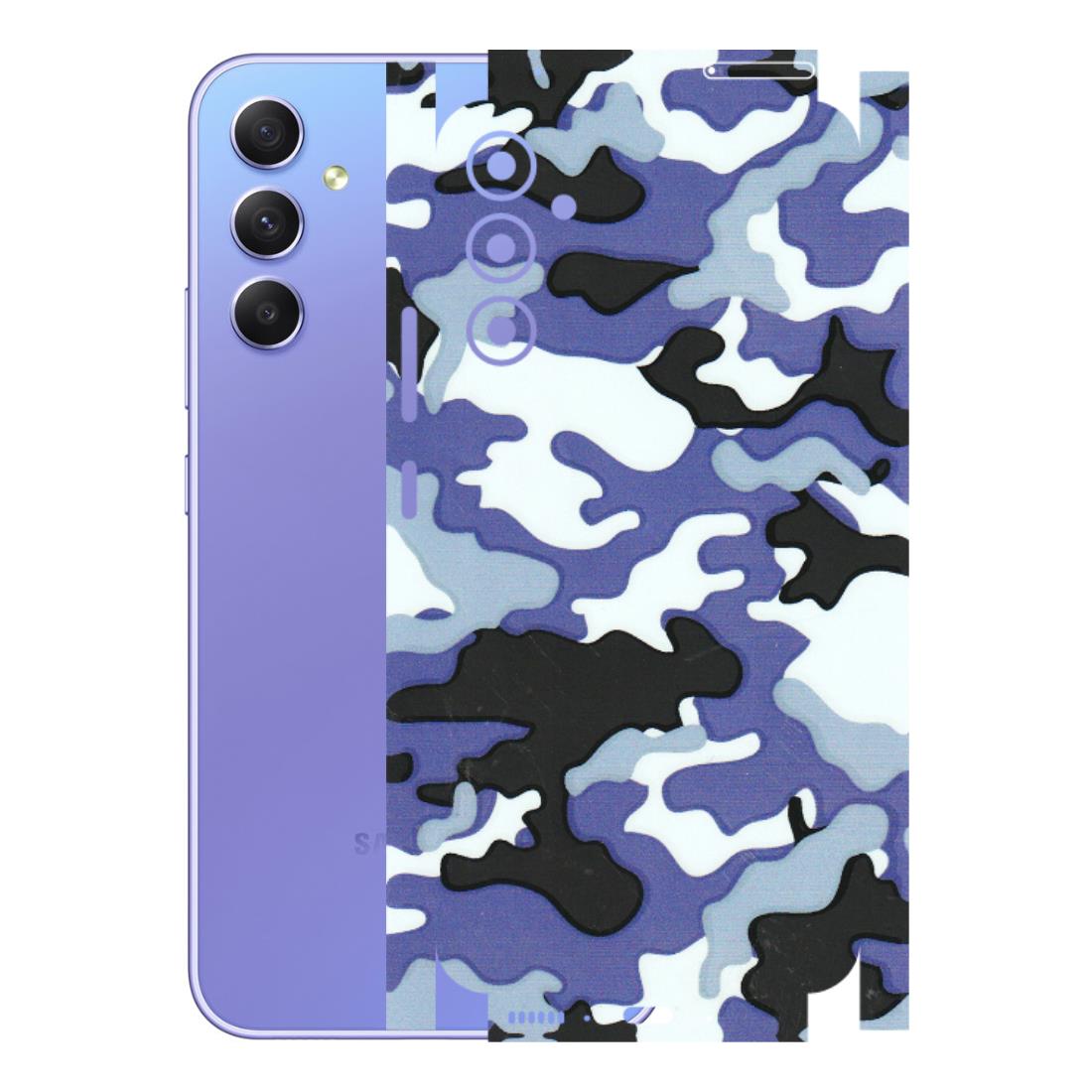 Samsung A/S Series Phone Skins (All Models) - Powerfull Military Camoflauge - 3D Embossed Finish (L-49) Samsung Galaxy A34 (5G)