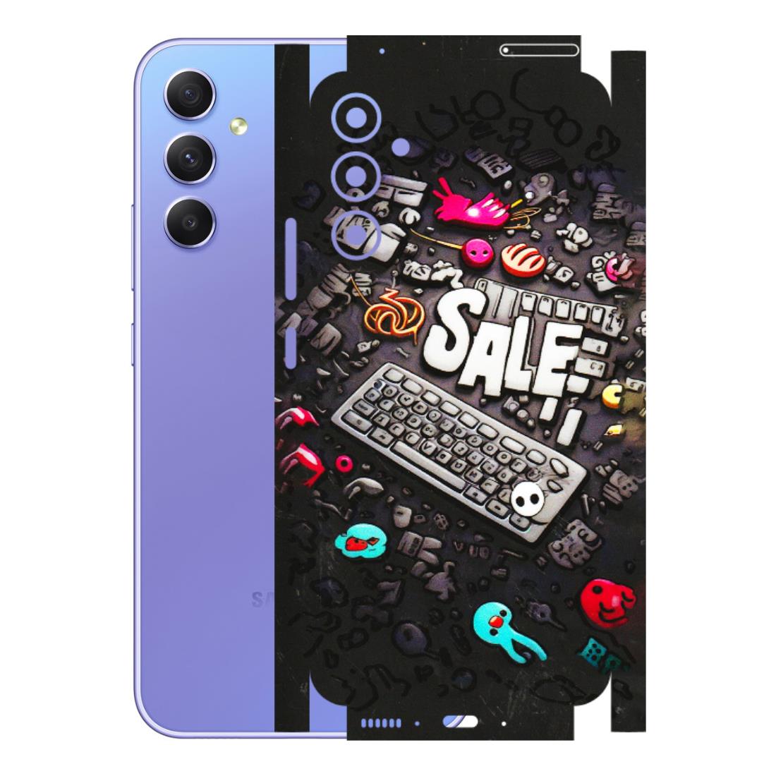 Samsung A/S Series Phone Skins (All Models) - Gadgets Sale - 3D Embossed Finish (L-50) Samsung Galaxy A34 (5G)