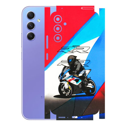 Samsung A/S Series Phone Skins (All Models) - Bikers Love - 3D Embossed Finish (L-58) Samsung Galaxy A34 (5G)