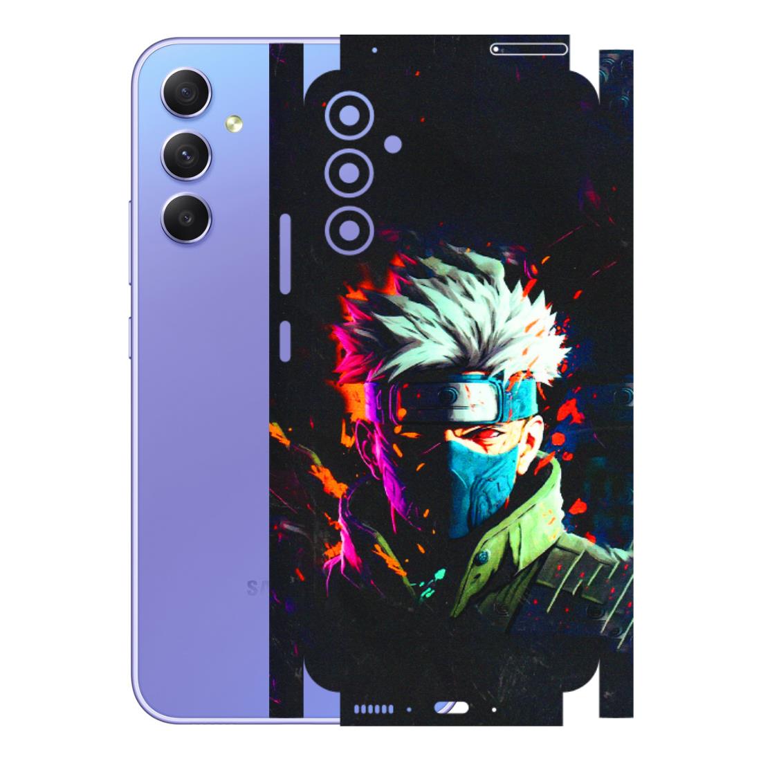 Samsung A/S Series Phone Skins (All Models) - Anime Cool Character - 3D Embossed Finish (L-59) Samsung Galaxy A34 (5G)