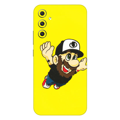Samsung A/S Series Phone Skins (All Models) - Flying Beardo - 3D Embossed Finish (L-60) Samsung Galaxy A34 (5G)
